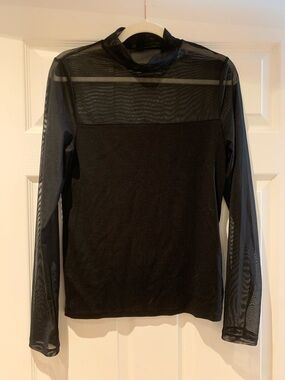GAP Black Crewneck Logo Sweatshirt
